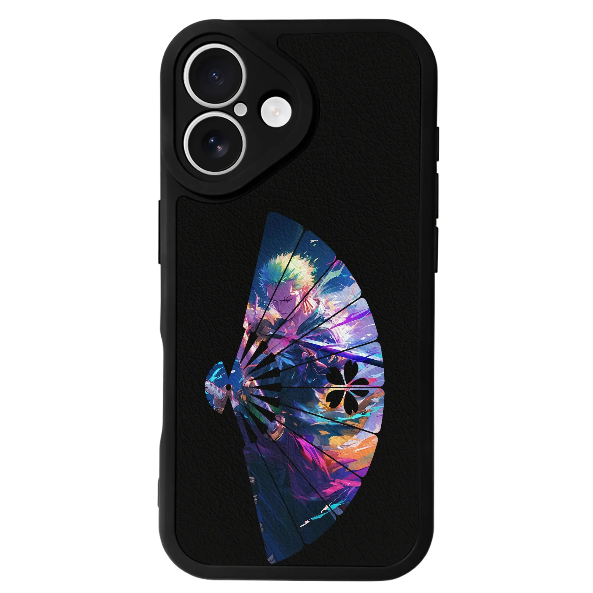 ワンピース グッズ ロロノア・ゾロ - IPhone 16シリーズ対応 ・ シリコンスマホケース ・ レザー調 ・ 高精度フィット ・ 耐衝撃 ・ ワイヤレス充電対応 ・ 精密カット